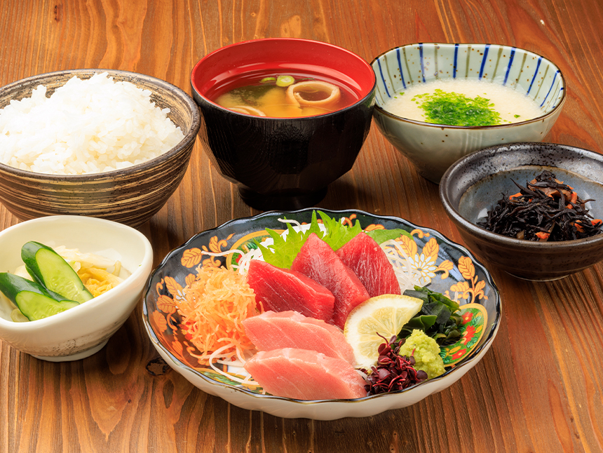 まぐろ上定食