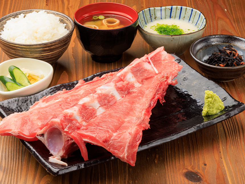 まぐろほじほじ定食